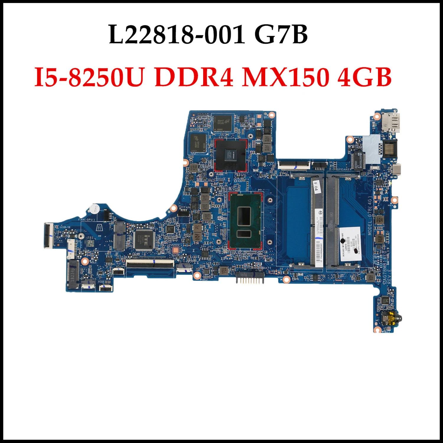ǰ L22818-001 HP TPN-Q208 15-CS ø Ʈ   DAG7BMB16E0 G7B L22818-601  I5-8250U MX150 4GB DDR4